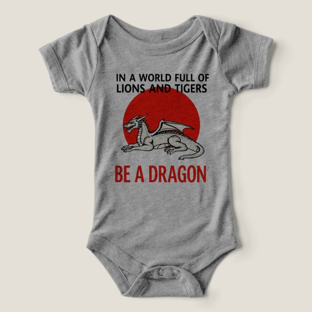 Be a Dragon - Unique Fantasy design (Design Front)