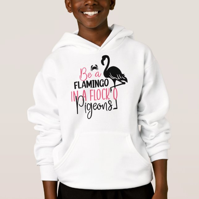 Be A Flamingo In A Flock of Pigeons (Front)
