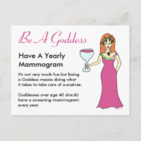Be A Goddess, Have A Mammogram Wine Goddess BCA