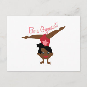 Be A Gymnast Postcard