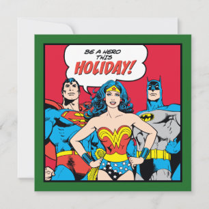 Be A Hero This Holiday From The Justice League Card