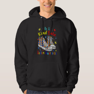 Be A Kind Sole Autism Awareness Inspiring Quote Pu Hoodie
