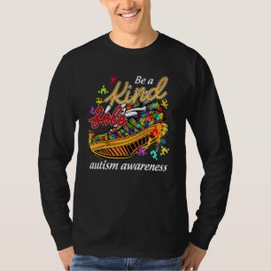 Be A Kind Sole Autism Awareness Puzzle Shoes Be K T-Shirt