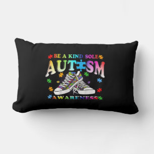 Be A Kind Sole Autism Awareness Puzzle Shoes Be Ki Lumbar Cushion