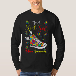 Be A Kind Sole Autism Awareness Puzzle Shoes Be Ki T-Shirt