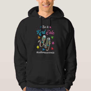 Be A Kind Sole Autism Awareness Puzzle Shoes Boys Hoodie