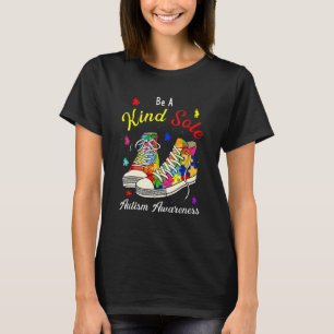 Be A Kind Sole Autism Awareness Puzzle Shoes T-Shirt