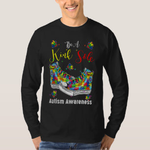 Be A Kind Sole Autism Awareness Rainbow Trendy Puz T-Shirt