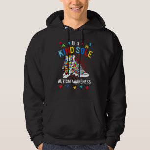 Be A Kind Sole Cute Autism Awareness Month Puzzle  Hoodie