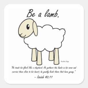 "Be a Lamb" Stickers