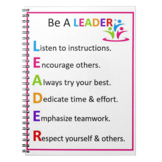 Be A LEADER Spiral Notebook