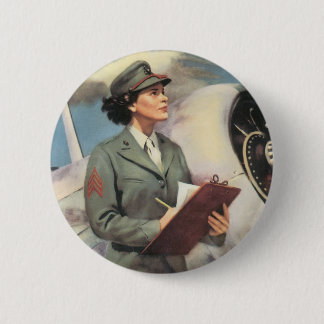Be a Marine - Free a Marine to Fight 6 Cm Round Badge