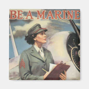 Be a Marine - Free a Marine to Fight Magnet