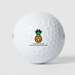 Be a pineapple golf balls