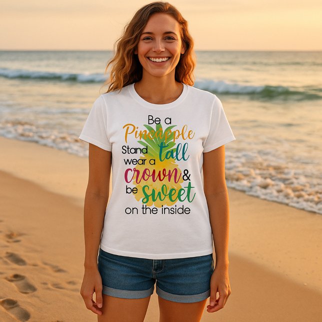 Be a Pineapple Katherine Gaskin Quotes T-Shirt (Creator Uploaded)