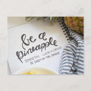Be a Pineapple Postcard