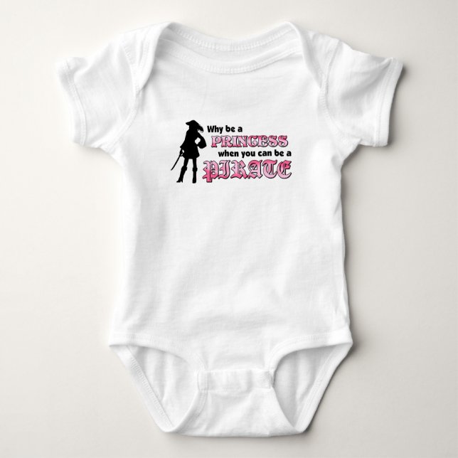 Be a Pirate Baby Bodysuit (Front)