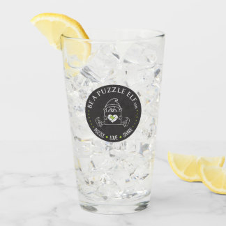 Be A Puzzle Elf — Water Bottle /Tumbler Glass