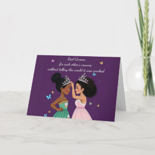 Be A Queen Affirmation Card
