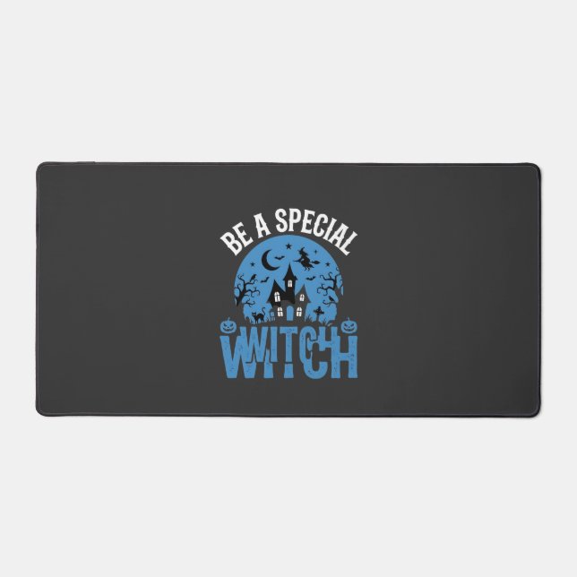 Be A Special Witch Halloween Design_1 Desk Mat (Front)