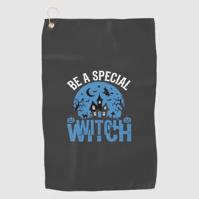 Be A Special Witch Halloween Design_1 Golf Towel (Front)
