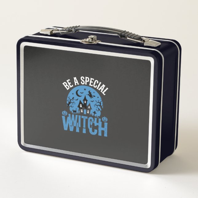 Be A Special Witch Halloween Design_1 Metal Lunch Box (Front)
