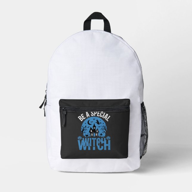Be A Special Witch Halloween Design_1 Printed Backpack (Front)