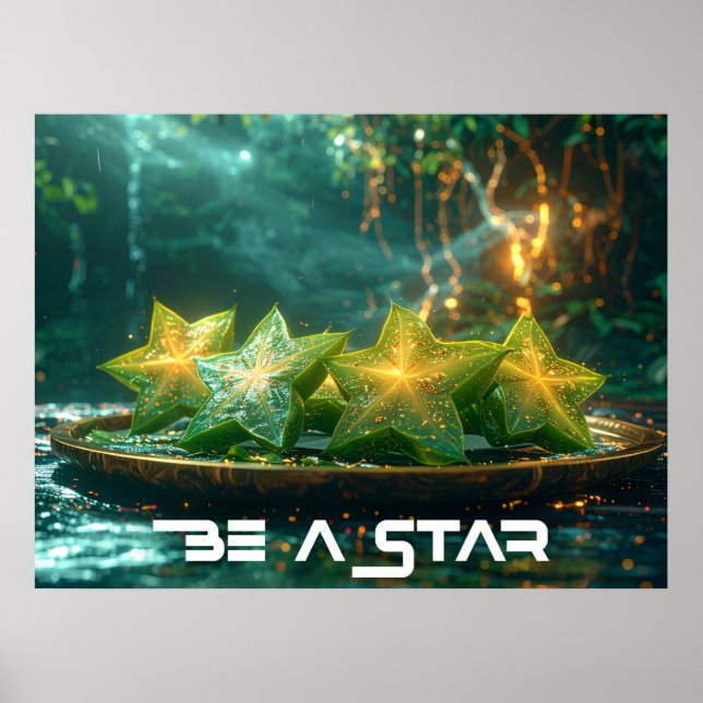 BE A STAR - BE DIFFERENT POSTER (Front)