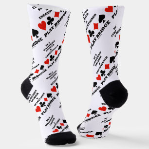 Be A Strategist Soldier & Executioner Play Bridge Socks