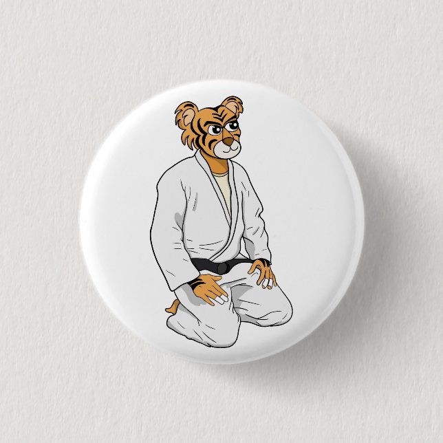 Be a Tiger 3 Cm Round Badge (Front)