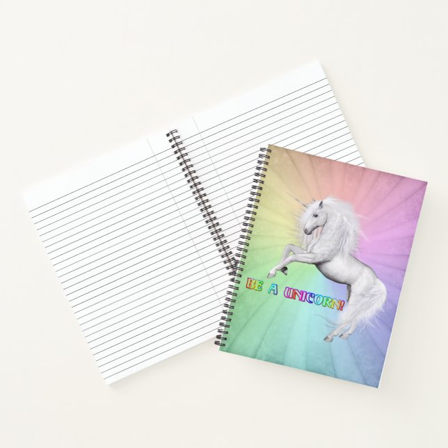 Be A Unicorn Notebook (Inside)