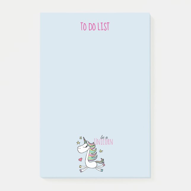 Be A Unicorn Post-it® Notes (Front)