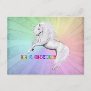 Be A Unicorn Postcard