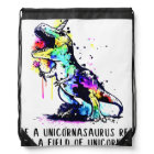 Be A Unicorn Saurus Rex In A Field Of Unicorns T-s