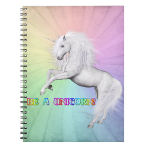 Be A Unicorn Spiral Notebook