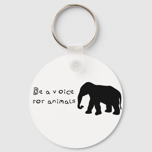 Be A Voice Key Ring (Front)