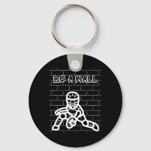 Be A Wall Softll Catcher Sell Catcher  Key Ring