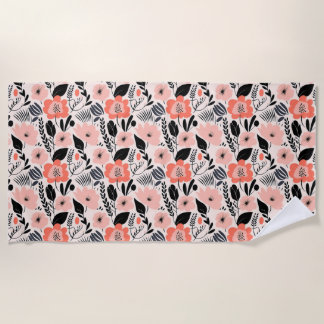 Be A Wildflower In A Garden Full Of Roses Beach Towel
