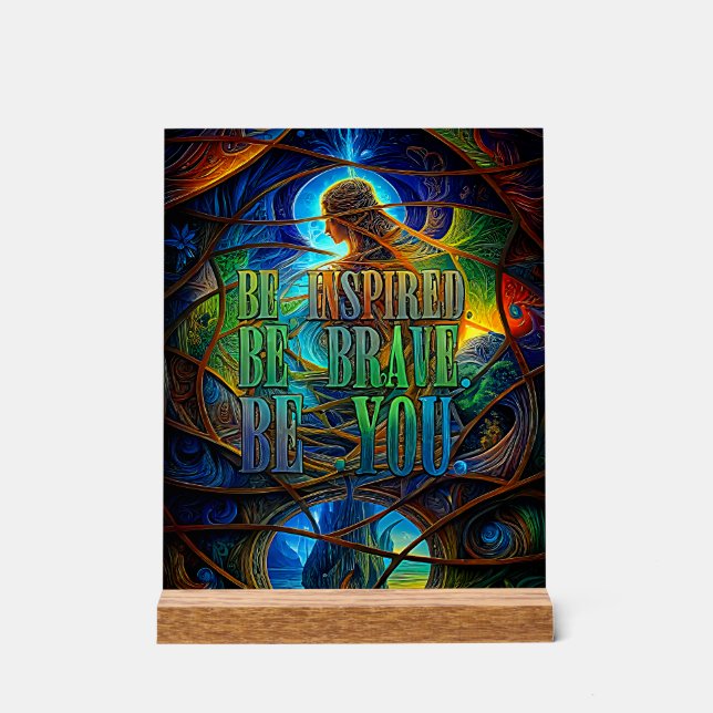 Be Acrylic Sign (Front)