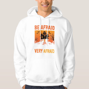 Be Afraid Haunted House Halloween Design Hoodie