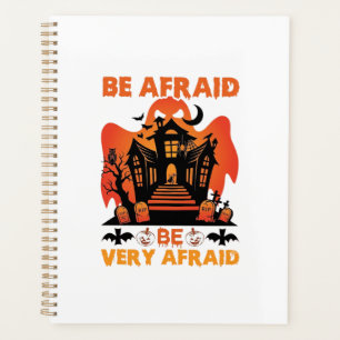 Be Afraid Very Halloween Haunted House Pumpkins_1 Planner