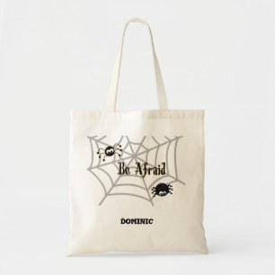 Be Afraid with Not So Scary Spiders Personalised Tote Bag