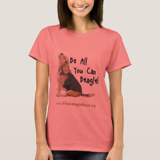 Be All You Can Beagle(TM) Women's Ringer Tee