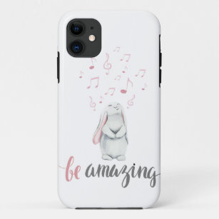 Be Amazing Music Bunny Case-Mate iPhone Case