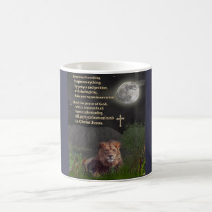 Be anxious for nothing christian mug