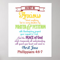Be anxious for nothing Philippians 4:6-7