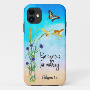 Be anxious for nothing Philippians 4:6 Case-Mate iPhone Case