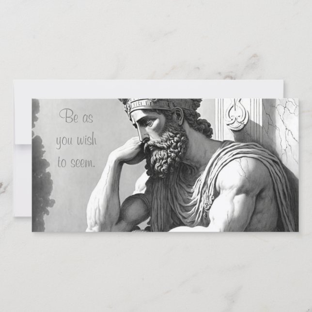 Be as you wish to seem (Front)