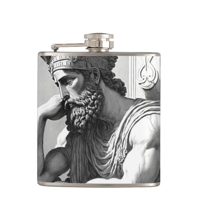 Be as you wish to seem hip flask (Front)