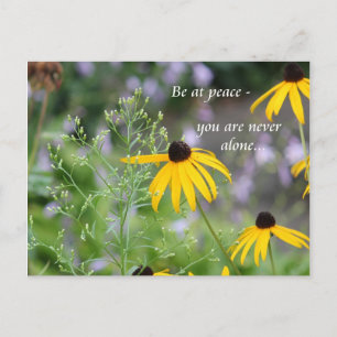 Be at peace postcard